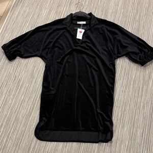 Elegant Black High Low Dress